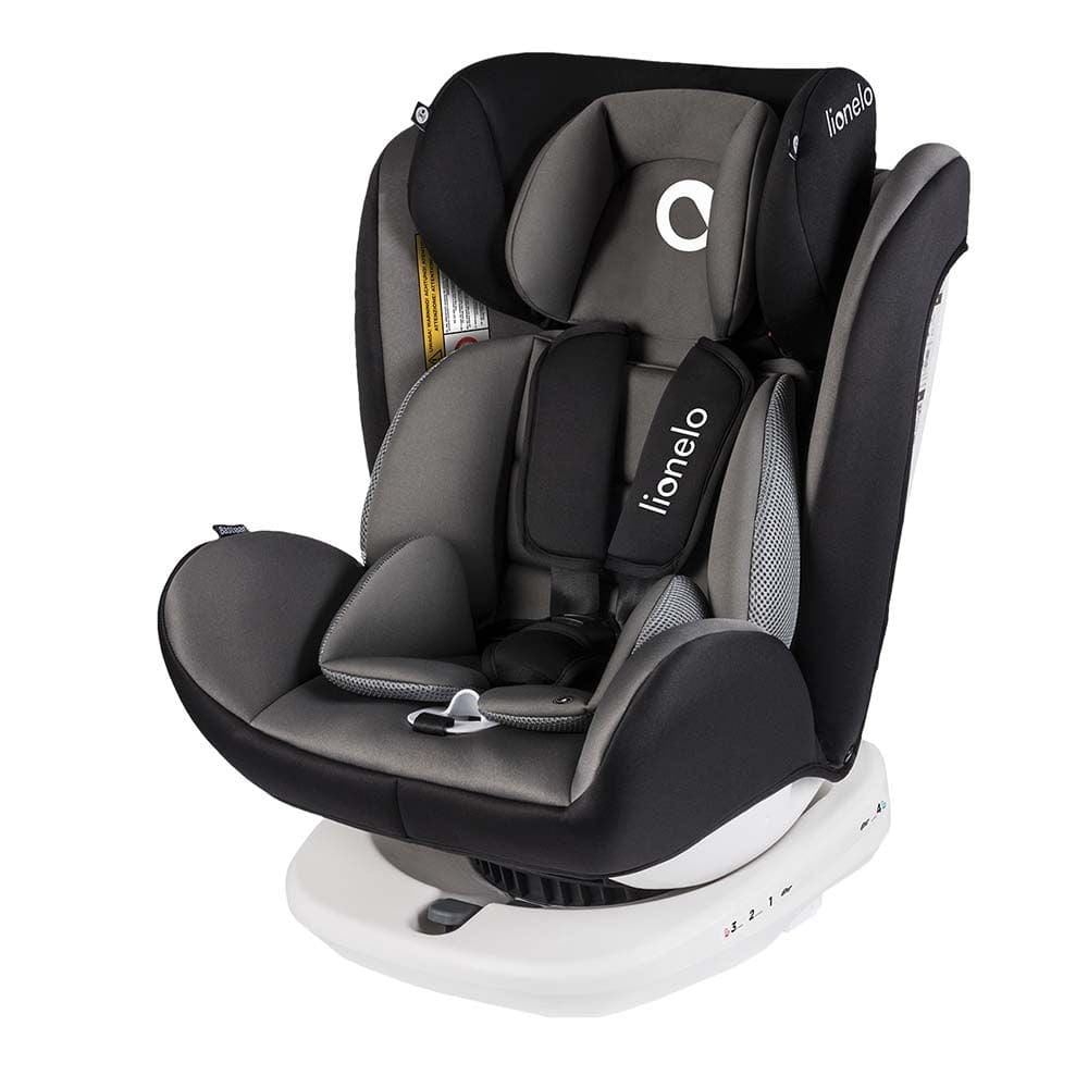 Lionelo Babies Lionelo Bastiaan 360 Baby Car Seat - Grey White Base