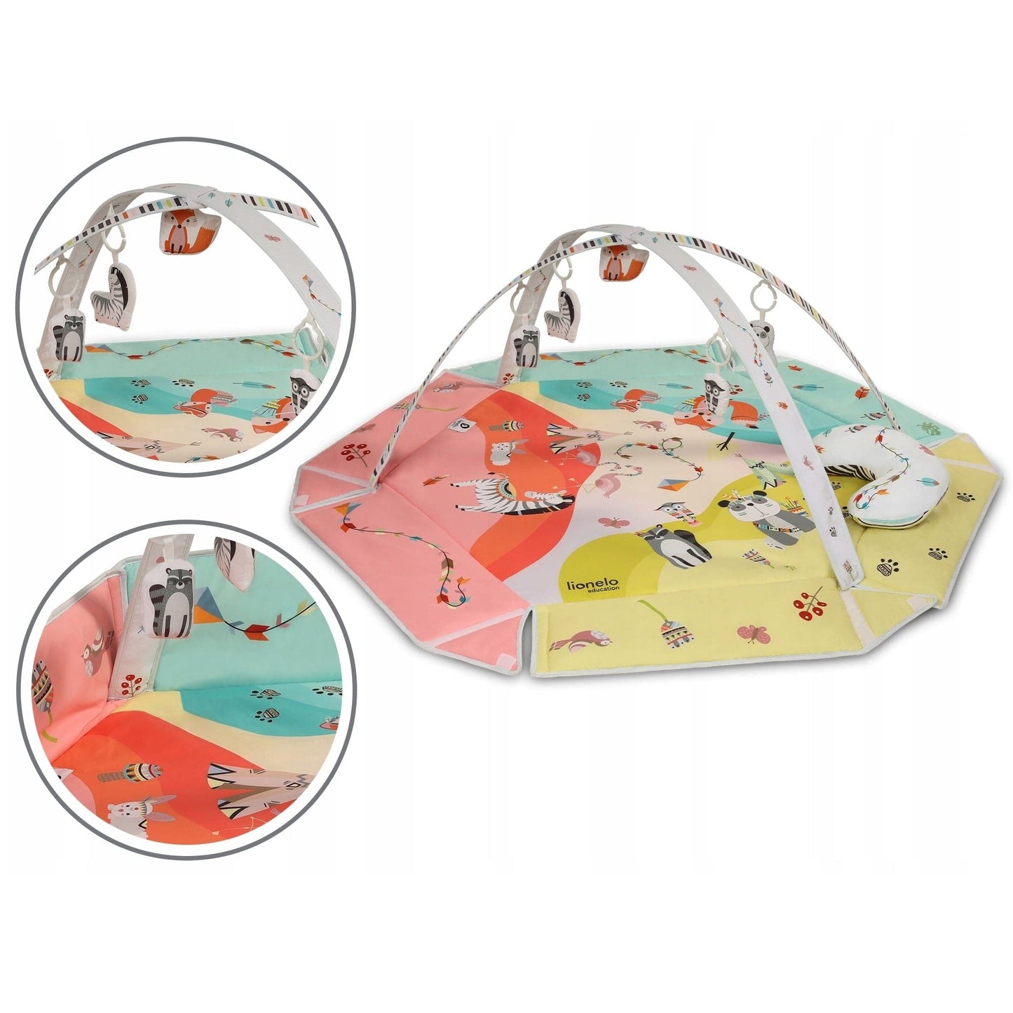 Lionelo Babies Lionelo Educational Mat Jenny - Multicolor