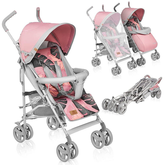 Lionelo Babies Lionelo Elia Stroller - Tropical Pink