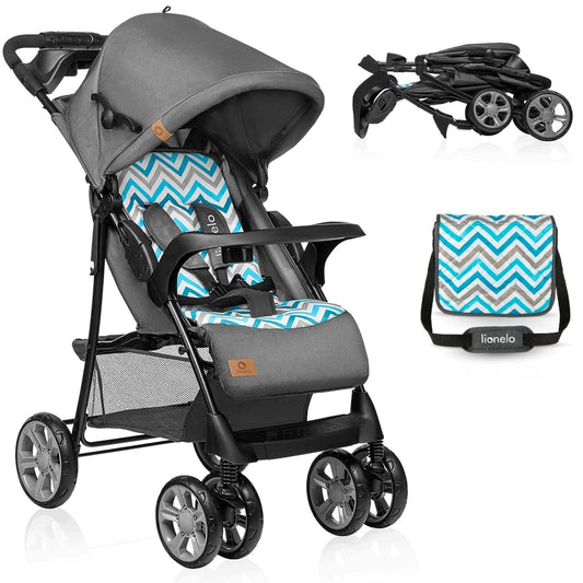 Lionelo Babies Lionelo Emma Plus Stroller - Blue