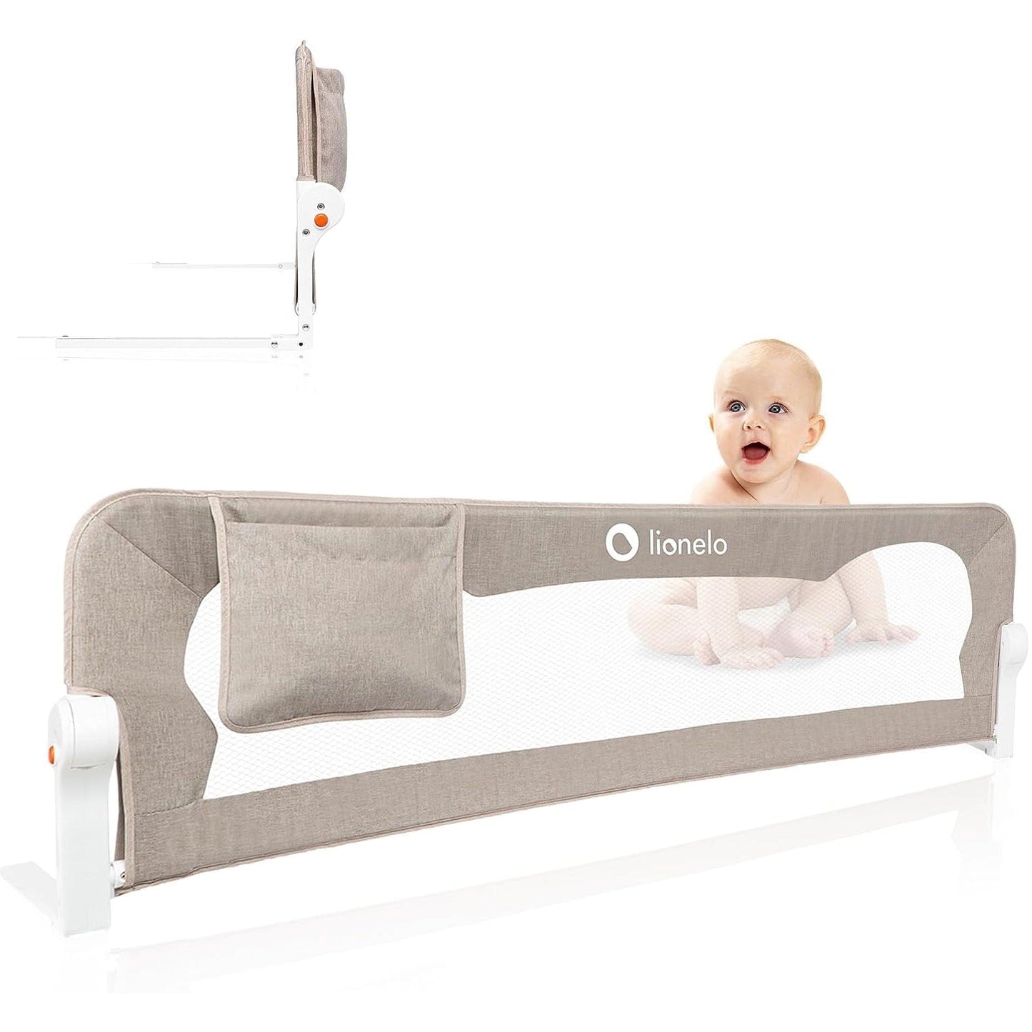 Lionelo Babies Lionelo Eva Bed Rail - Beige