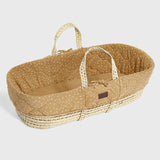 The Little Green Sheep - Moses Basket & Mattress - Honey Rice