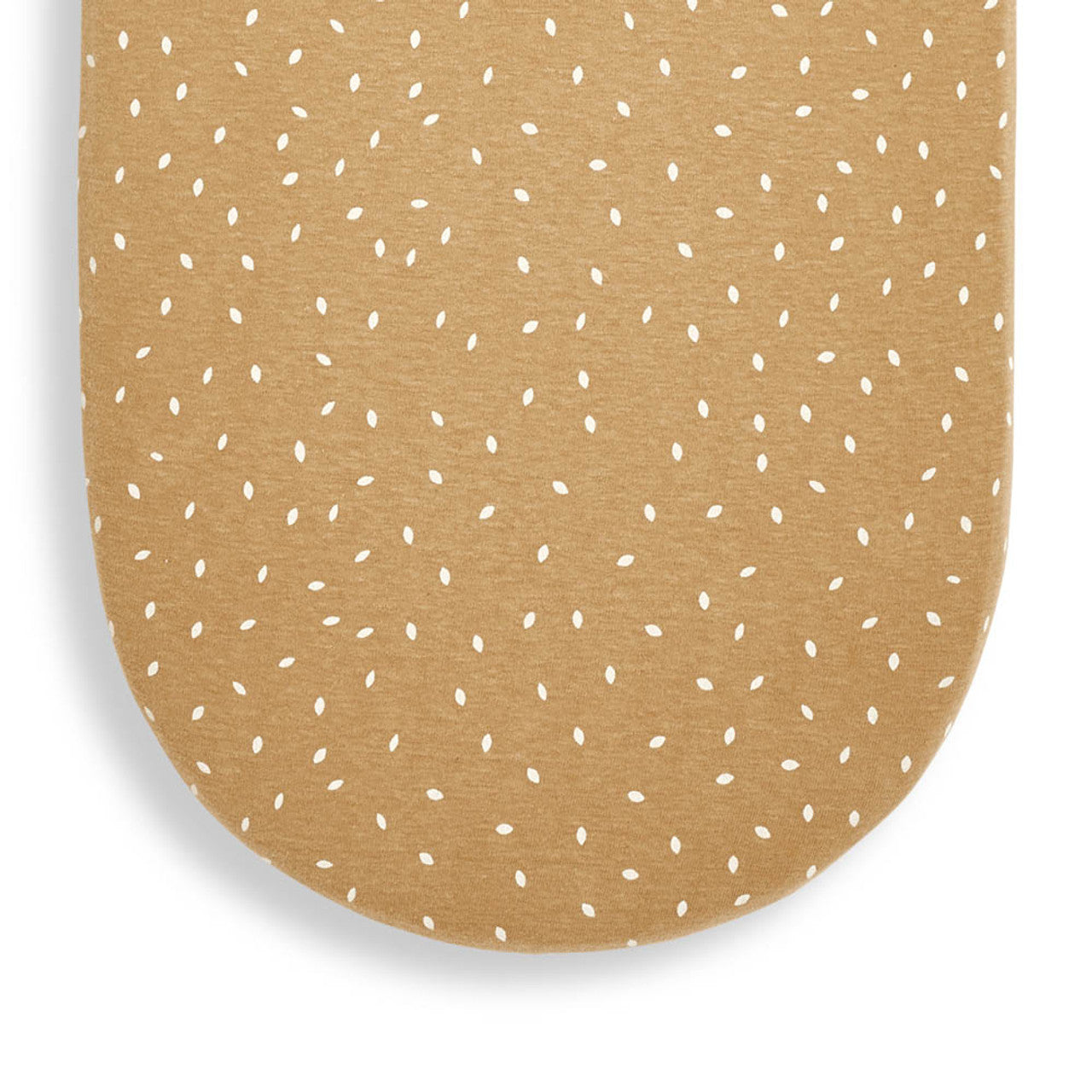 The Little Green Sheep - Basket Fitted Sheet - Honey Rice