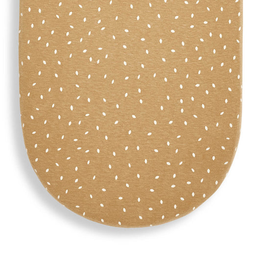 The Little Green Sheep - Basket Fitted Sheet - Honey Rice