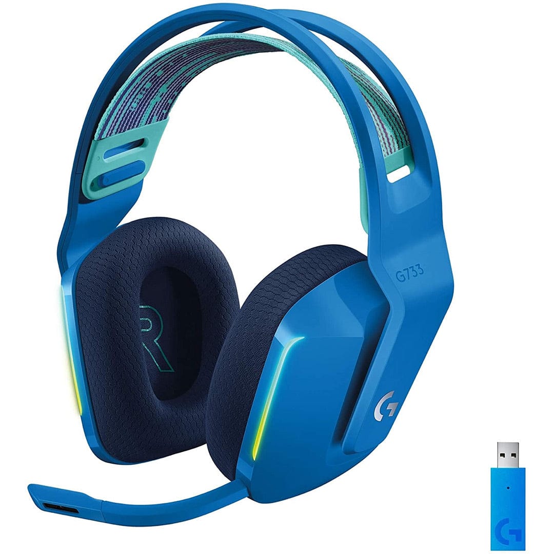 LOGITECH Headphones Logitech G733 Lightspeed Wireless RGB Blue Gaming Headset