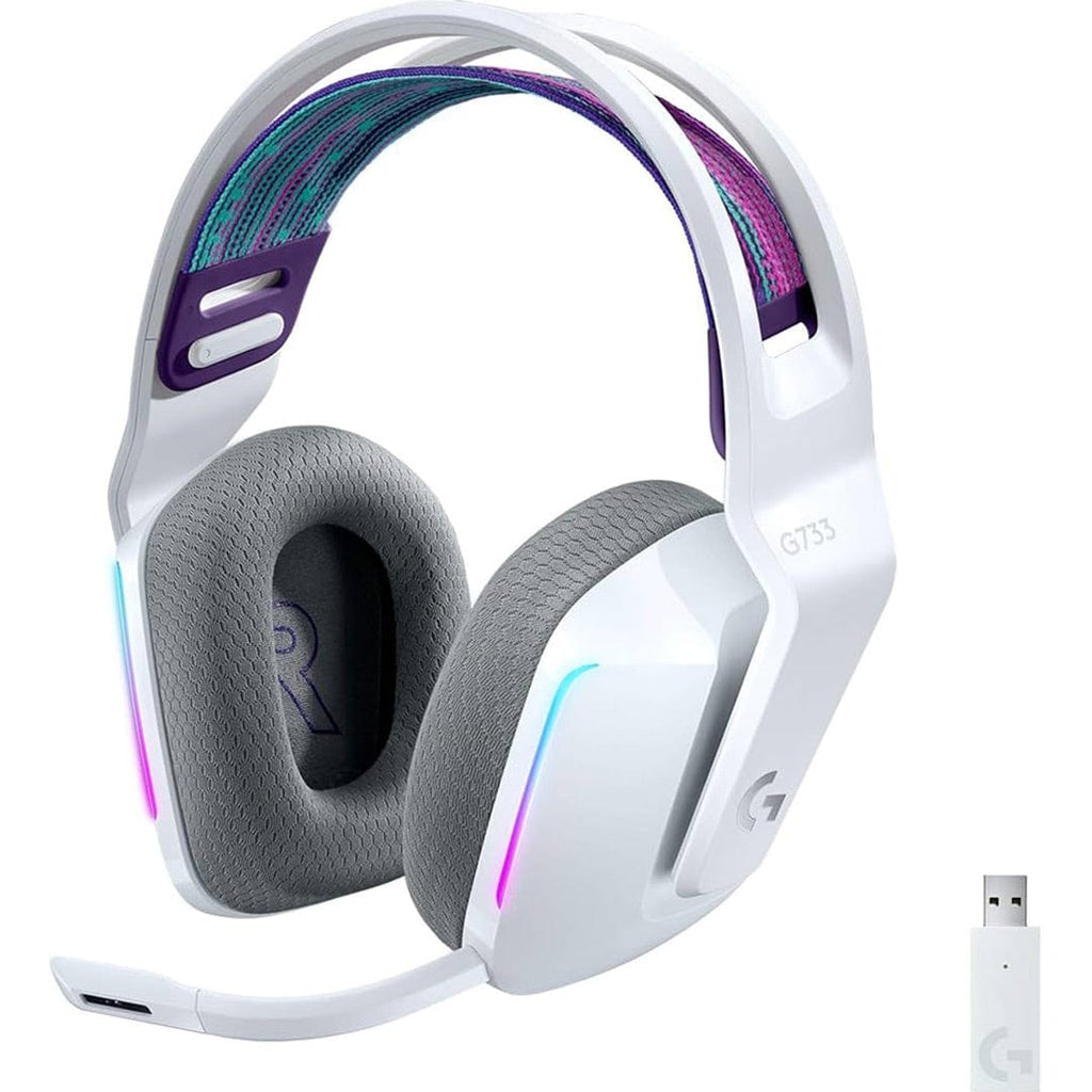 LOGITECH Headphones LOGITECH G733 LIGHTSPEED Wireless RGB Gaming Headset - WHITE
