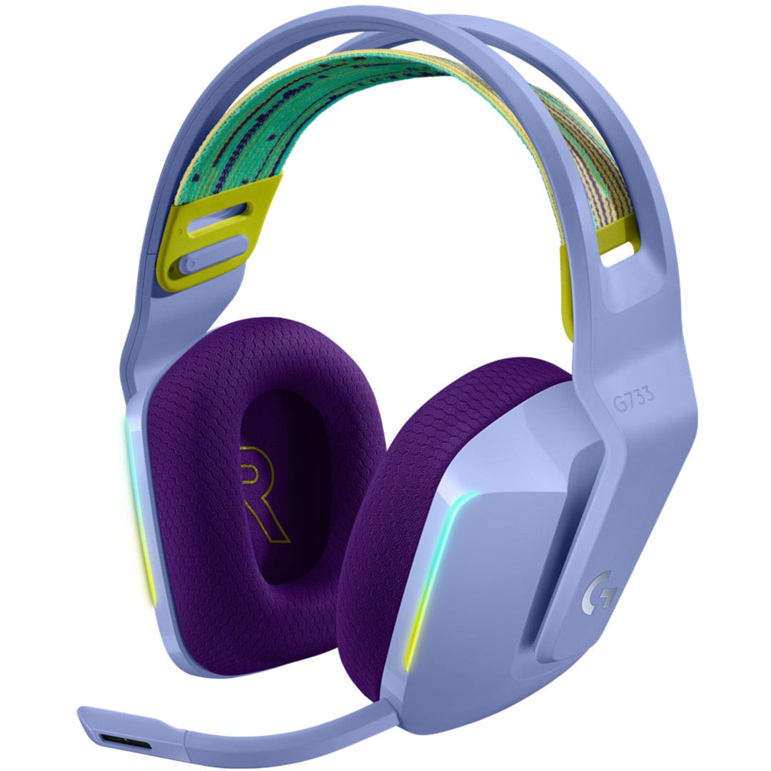 LOGITECH Headphones Logitech G733 LILAC LightSpeed Wireless RGB Gaming Headset