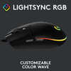 LOGITECH Mouse LOGITECH G203 LIGHTSYNC Gaming Mouse - BLACK - EMEA