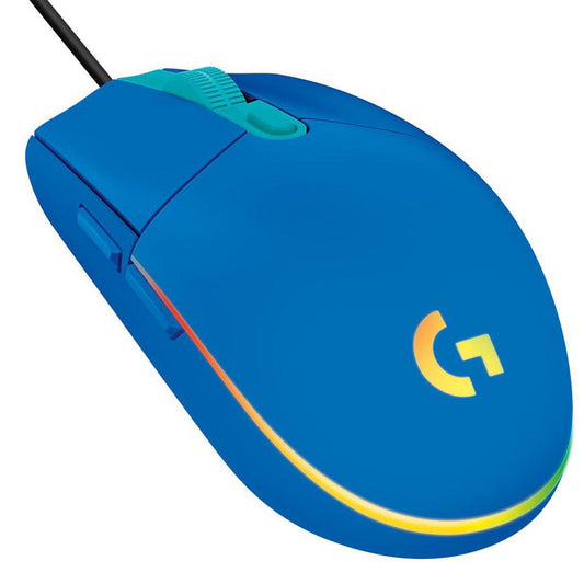 LOGITECH Mouse LOGITECH G203 LIGHTSYNC Gaming Mouse - BLUE