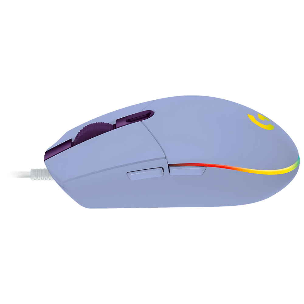 LOGITECH Mouse LOGITECH G203 LIGHTSYNC Gaming Mouse LILAC