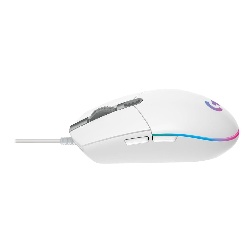 LOGITECH Mouse LOGITECH G203 LIGHTSYNC Gaming Mouse - WHITE - EMEA