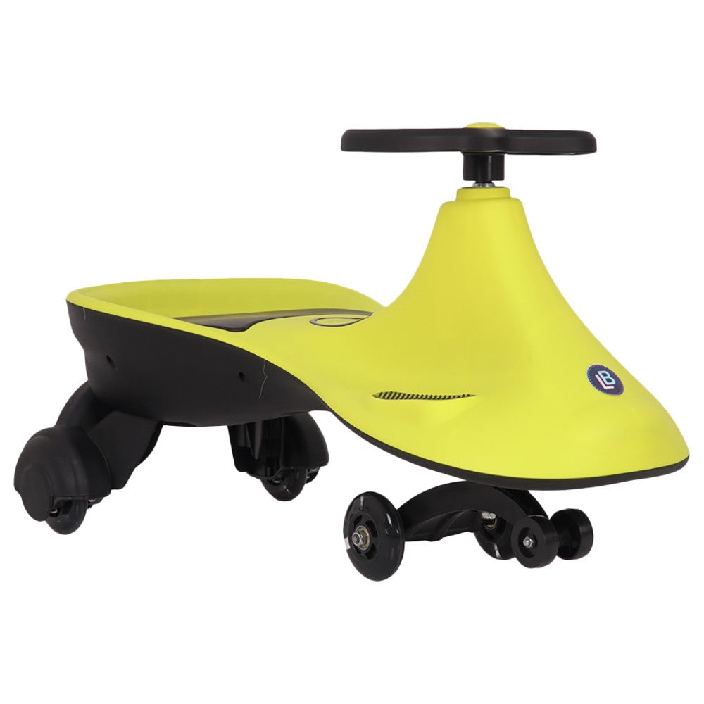 Baby – Swing Car For Toddler – YellowGreen – LB-9009