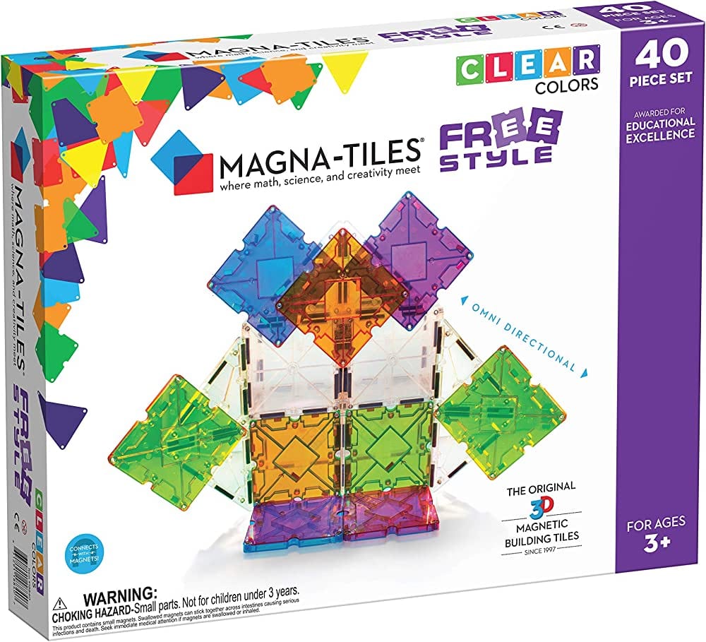 Magna-Tiles Toys Magna-Tiles Freestyle 40-Piece Set