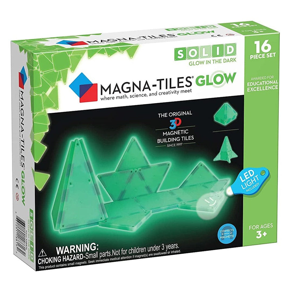 Magna-Tiles Toys Magna-Tiles Glow in the Dark 16-Piece Set