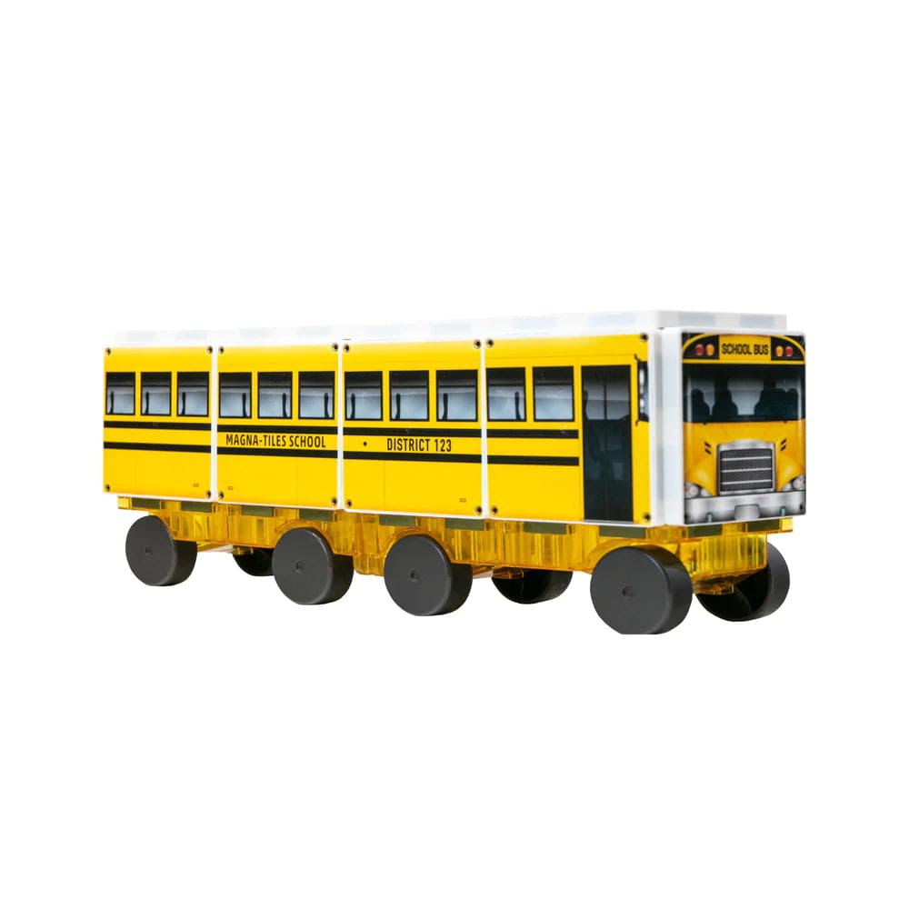 Magna-Tiles Toys Magna-Tiles Structures 123 School Bus