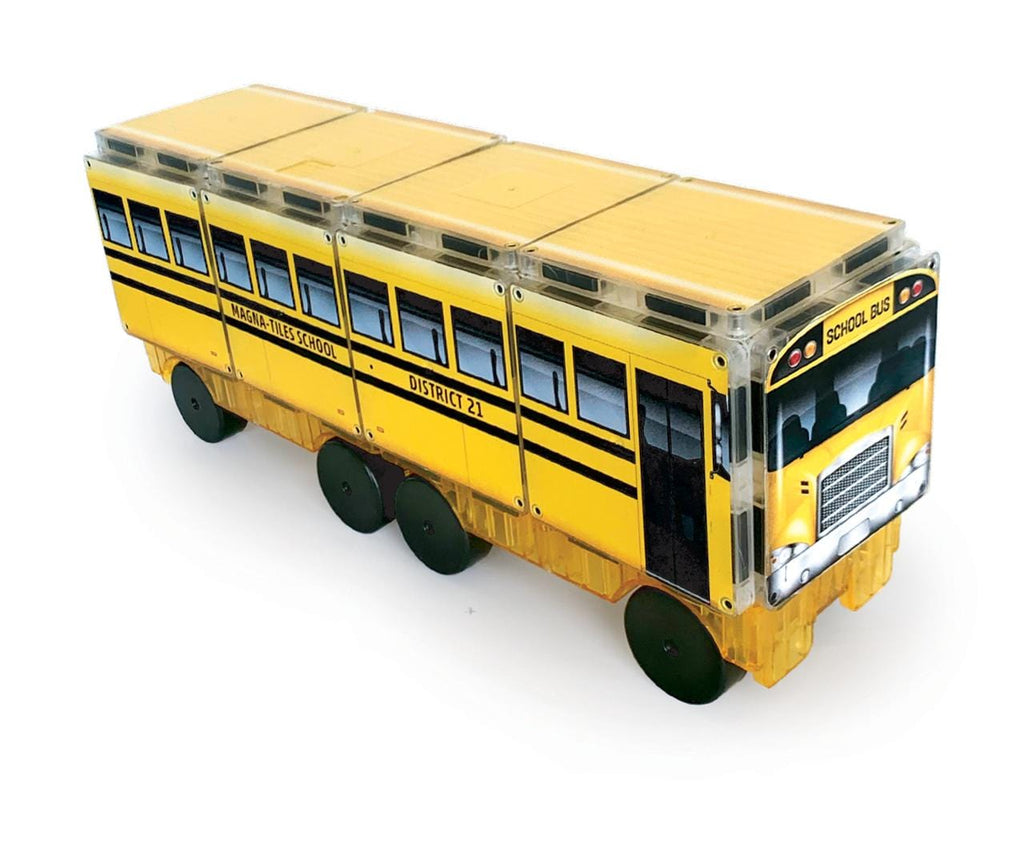 Magna-Tiles Toys Magna-Tiles Structures 123 School Bus