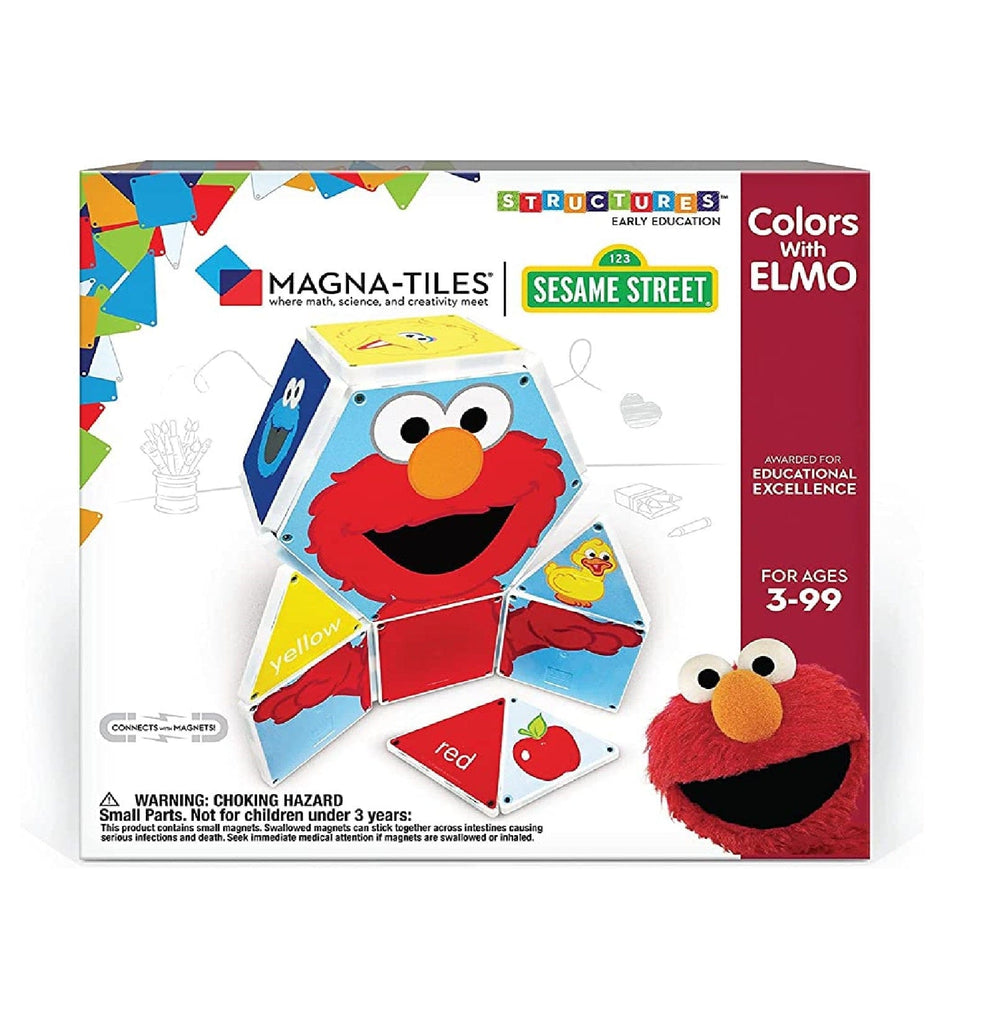 Magna-Tiles Toys Magna-Tiles Structures Colors with Elmo