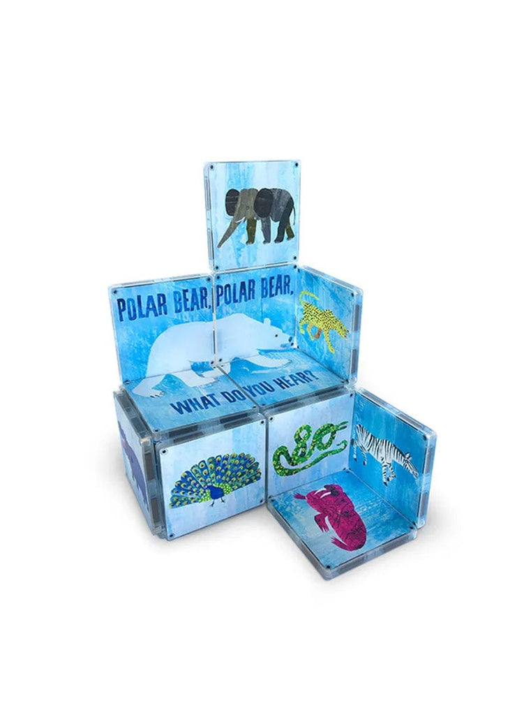 Magna-Tiles Toys Magna-Tiles Structures Polar Bear, Polar Bear, What Do You Hear?