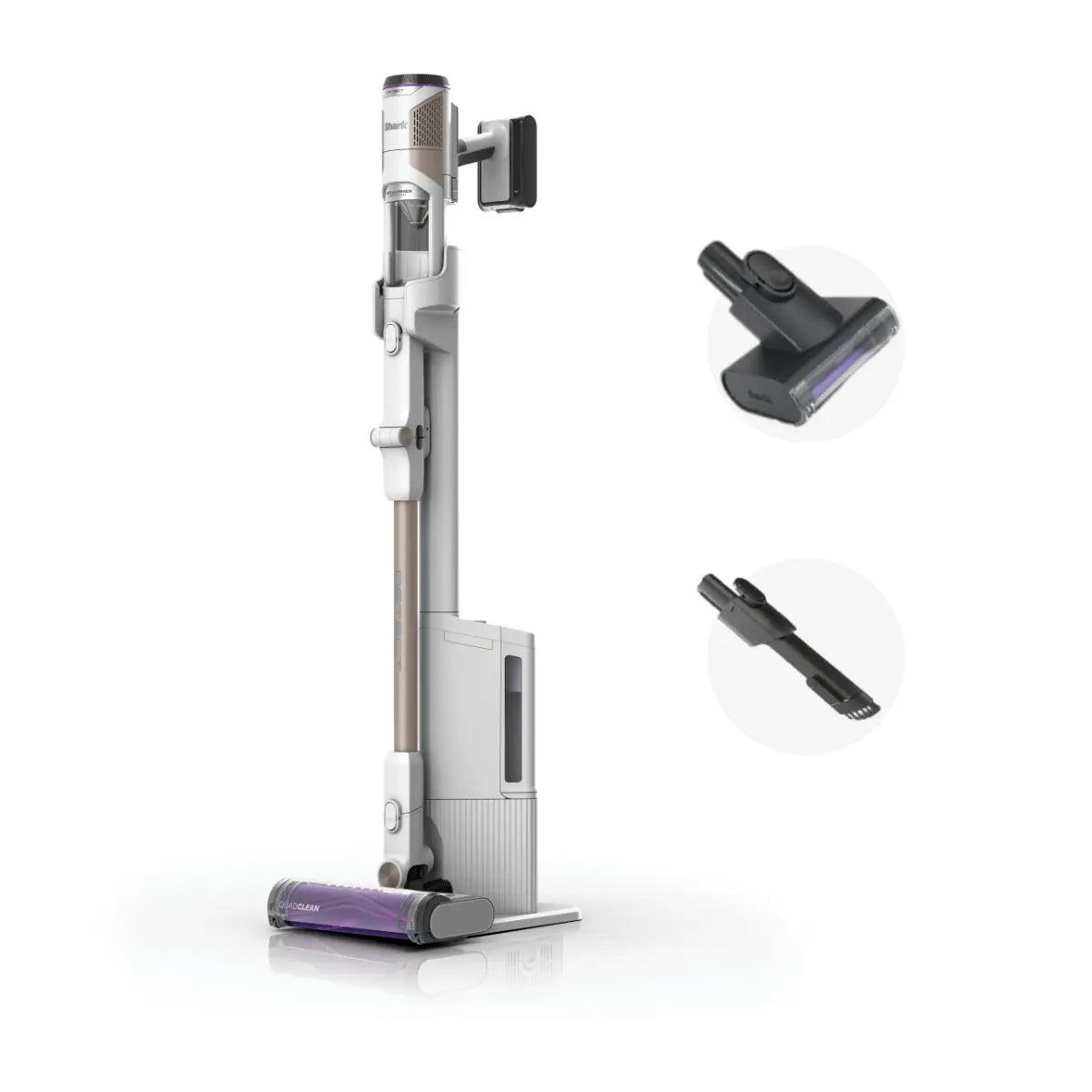 Shark Detect Clean & Empty Cordless Pet Vacuum Cleaner IW4611MET - White/Blue