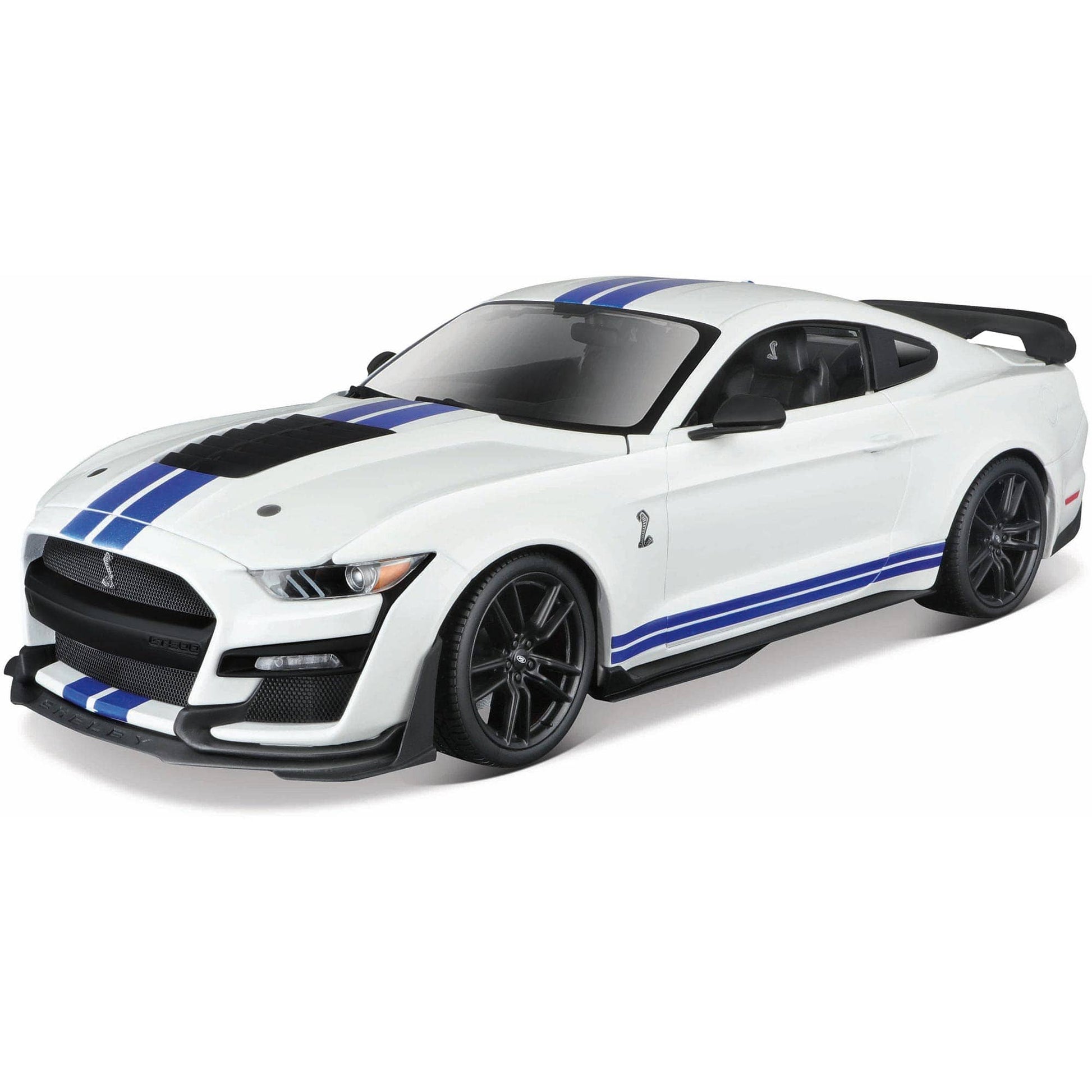 Ford Mustang Shelby GT500 Blanc 1:18 – Puissant sportif à l'échelle Ford Mustang Shelby GT500 Blanc 1:18 – Puissant sportif à l'échelle