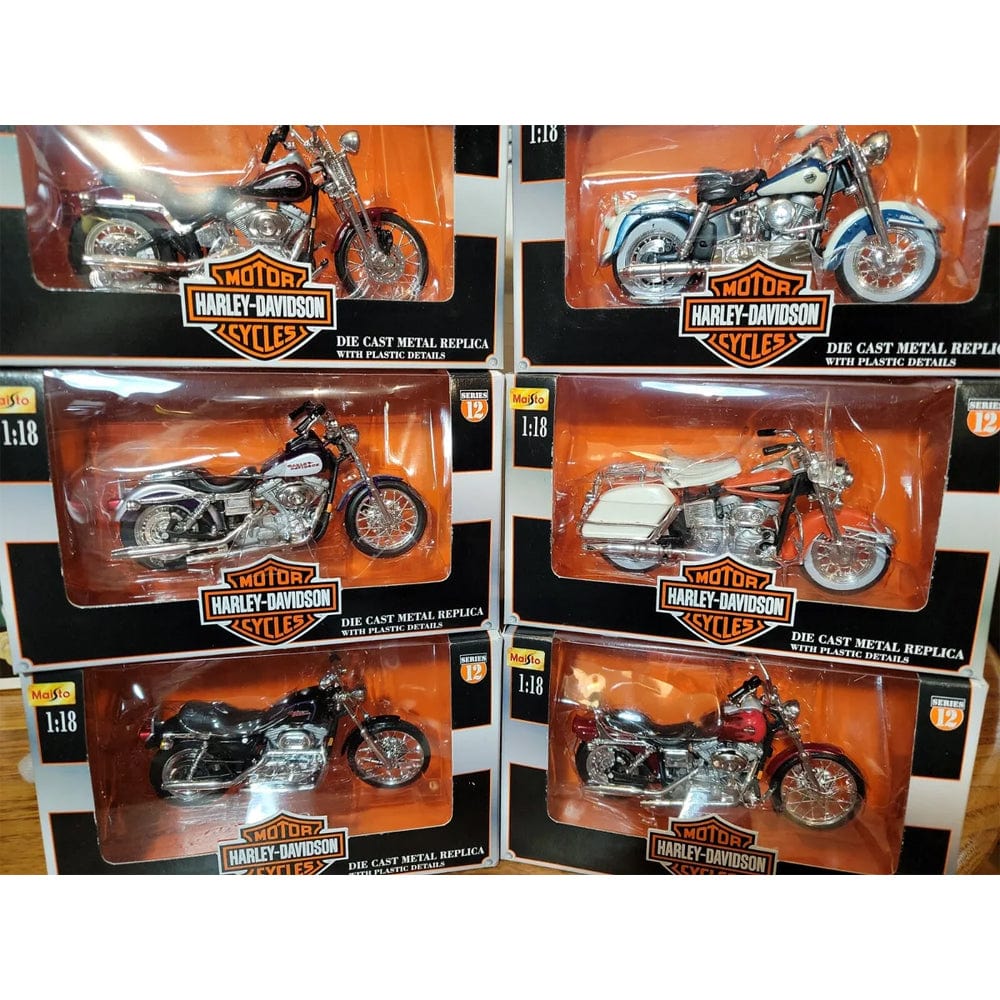 Maisto Toys 1:18 Hd Series 28-33(With Stand. 12 Pcs/Cd)