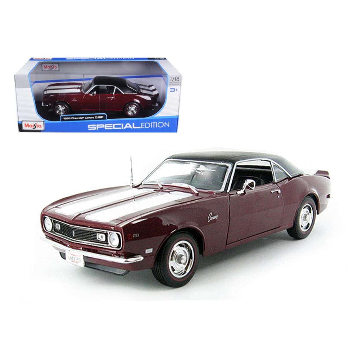 Maisto Toys 1:18 Se (A)-1968 Chevrolet Camaro Z/28 Coupe