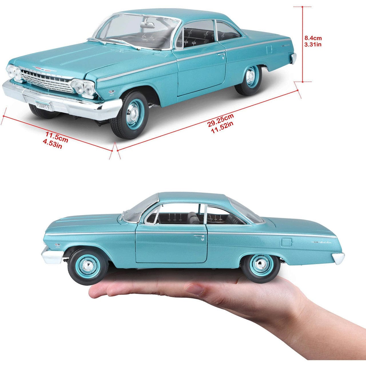 Maisto Toys 1:18 Se (B)-1962 Chevrolet Bel Air