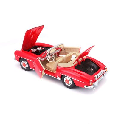 Maisto Toys 1:18 Se (B)-Mercedes-Benz 190Sl`55 Red