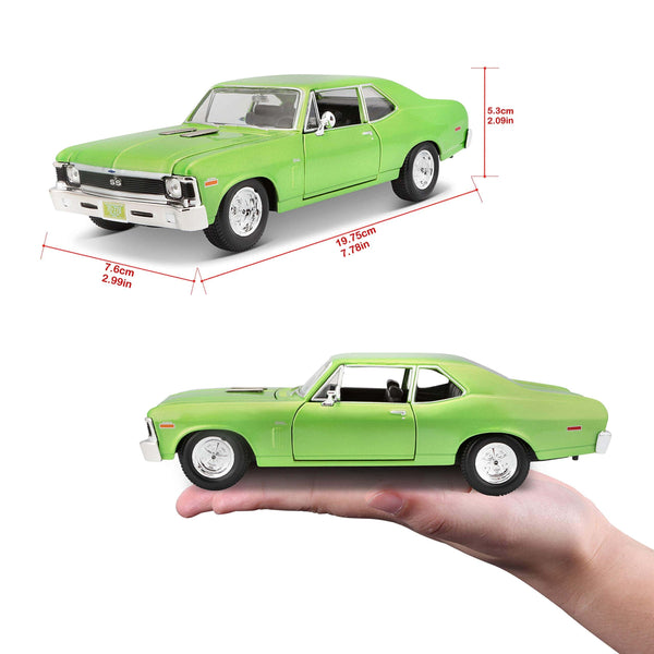 Maisto 1970 Chevrolet Nova SS クーペ ハードトップ ブルー 31262 - 1/24 スケール ダイカスト モデル おもちゃ 車 Chevrolet 1970 Nova SS 31262 Maisto 1:24 \u2013 Emberton Imperial