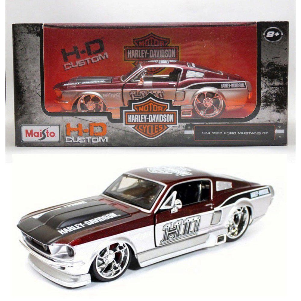 Maisto Toys 1:64 H-D Custom Cars Assrt-Blister Car 24 Pcs