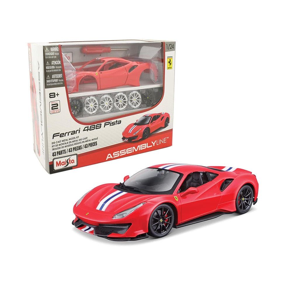 Maisto Toys Assembly Line-1:24 Ferrari 488 Pista