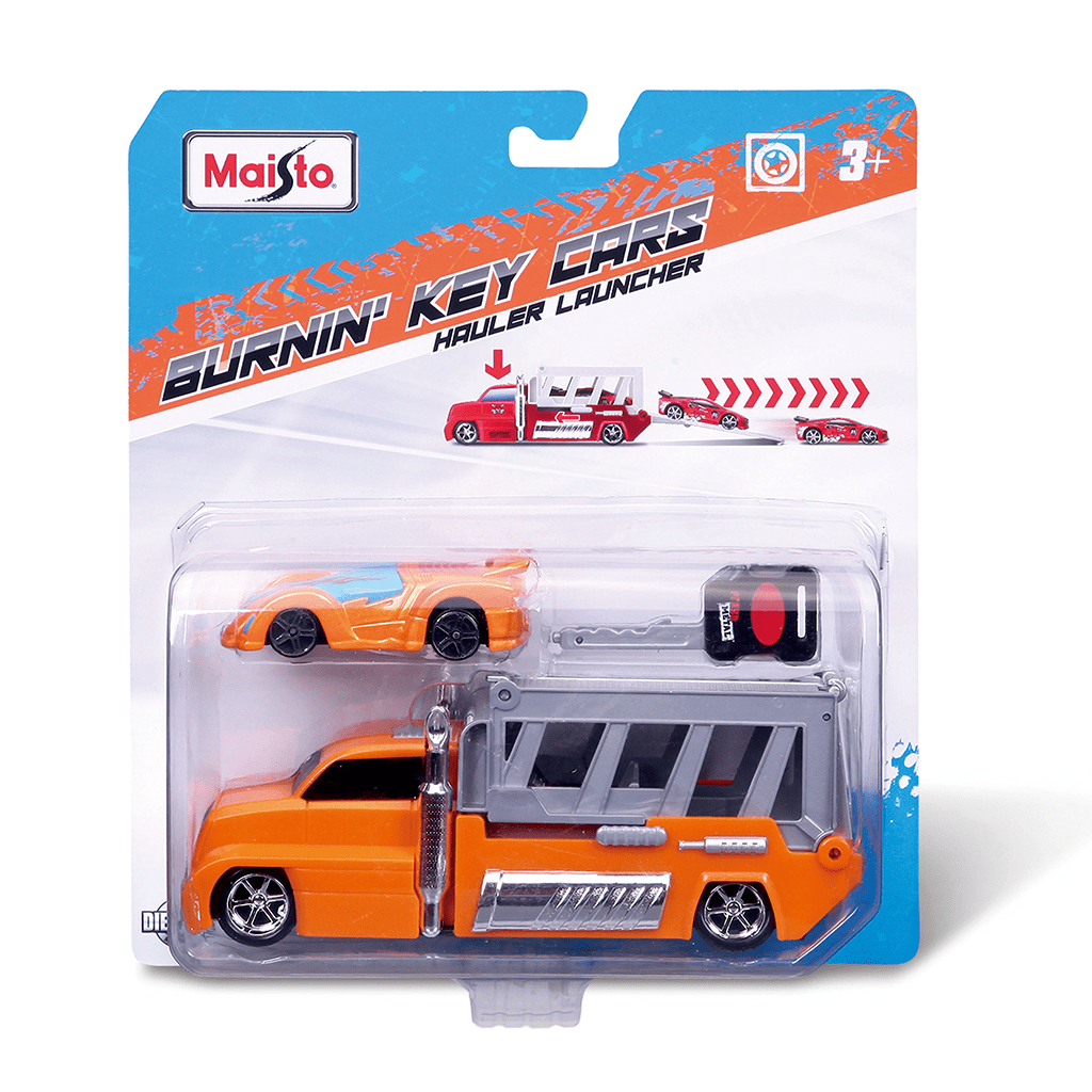 Maisto Toys Burnin Key Car Launcher Hauler