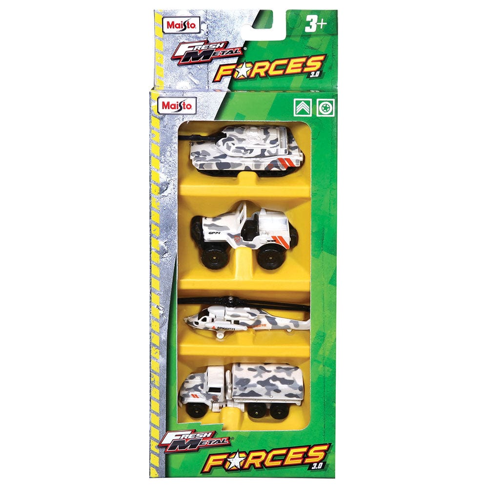 Maisto Toys Forces 3" -  4 Pack
