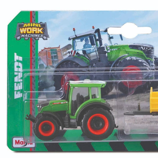 Maisto Toys Mini Work Machines Tractor W-Trailer