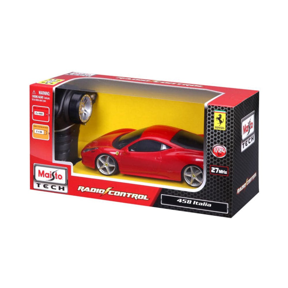 Maisto Toys R/C- 1:24 Ferrari 458 Italia (W/O Batteries)
