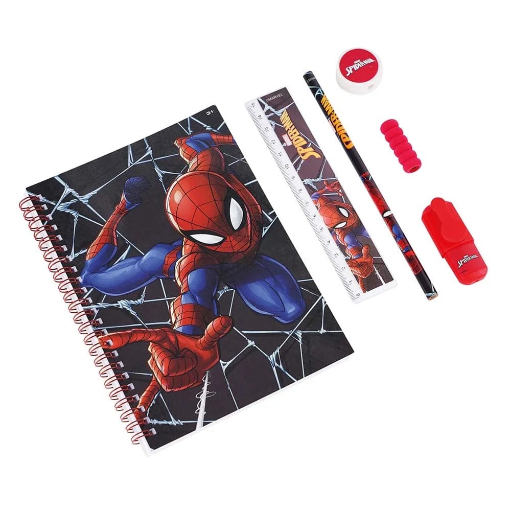 MARVEL School Marvel Spiderman Web Sling Time V2 6in1 Box Set 16"