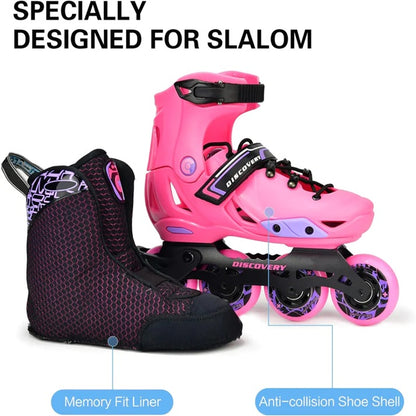 Micro - Discovery ‎Skating Shoes With Brake Set 33-36 EU - Pink