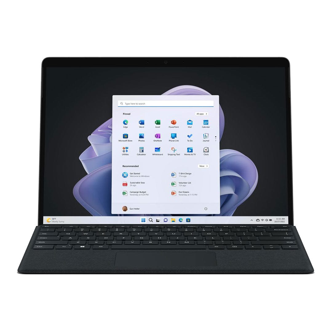 Microsoft Electronics Microsoft Surface Pro 9 Intel Core i7-1255U/16GB/256GB SSD/Intel Iris Xe Graphics/13" PixelSense Flow/Windows 11 Home