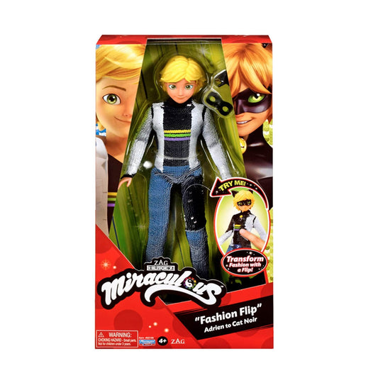 Miraculous Action Figures Miraculous `Fashion Flip` Adrien To Cat Noir