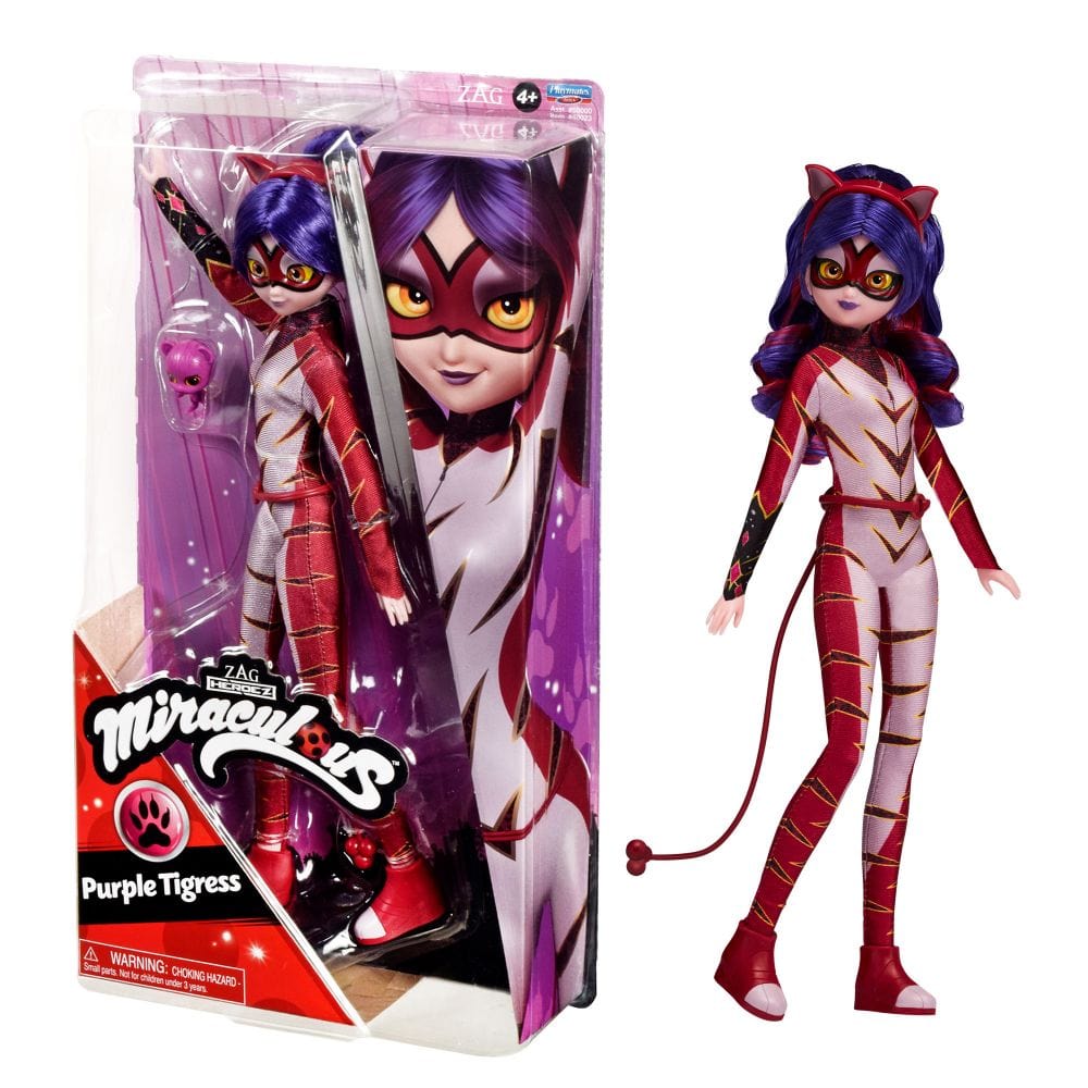 Miraculous Action Figures Miraculous Heroez Fashion Doll Asst - Purple Tigre