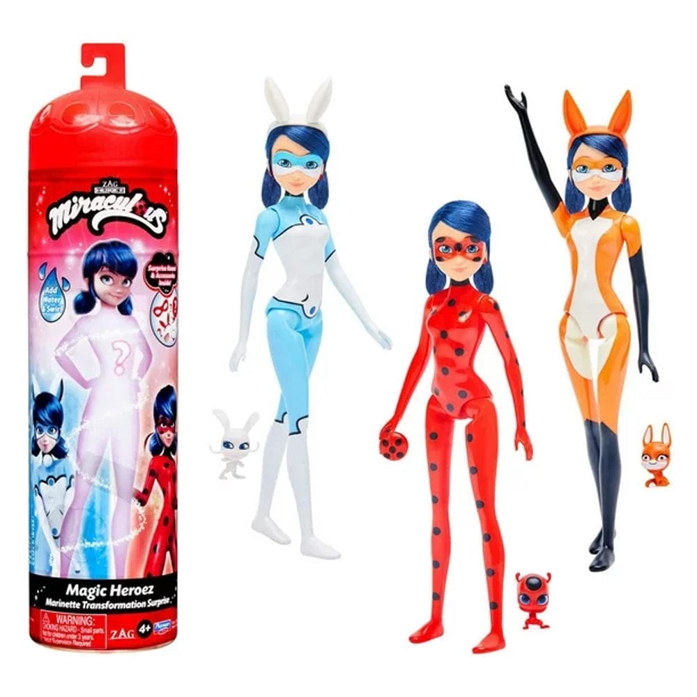 Miraculous Action Figures Miraculous Magic Heroez Marinette Transformation Surprise