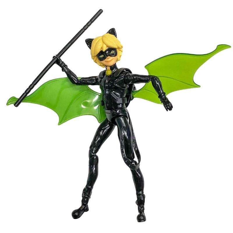 Miraculous Action Figures Miraculous Moments Small Doll - Cat Noir Battle Wings