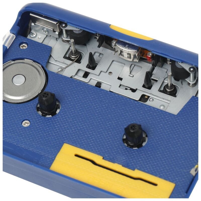 MJI casette player MJI JO9 Cassette Player (Clear Super USB) - Blue