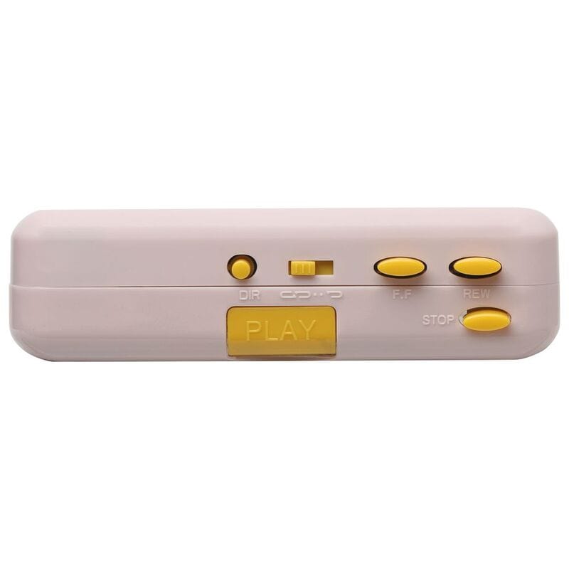 MJI casette player MJI JO9 Cassette Player (Clear Super USB) - Pink