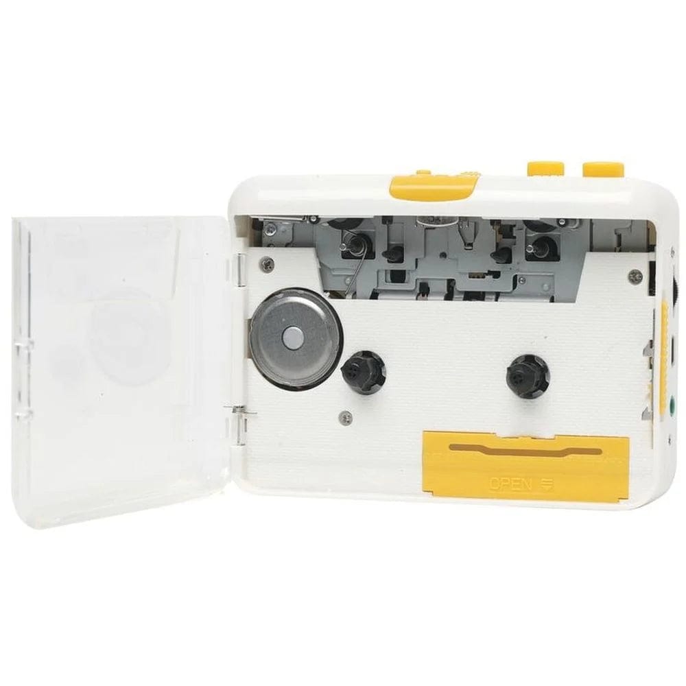 MJI casette player MJI JO9 Cassette Player (Clear Super USB) - White