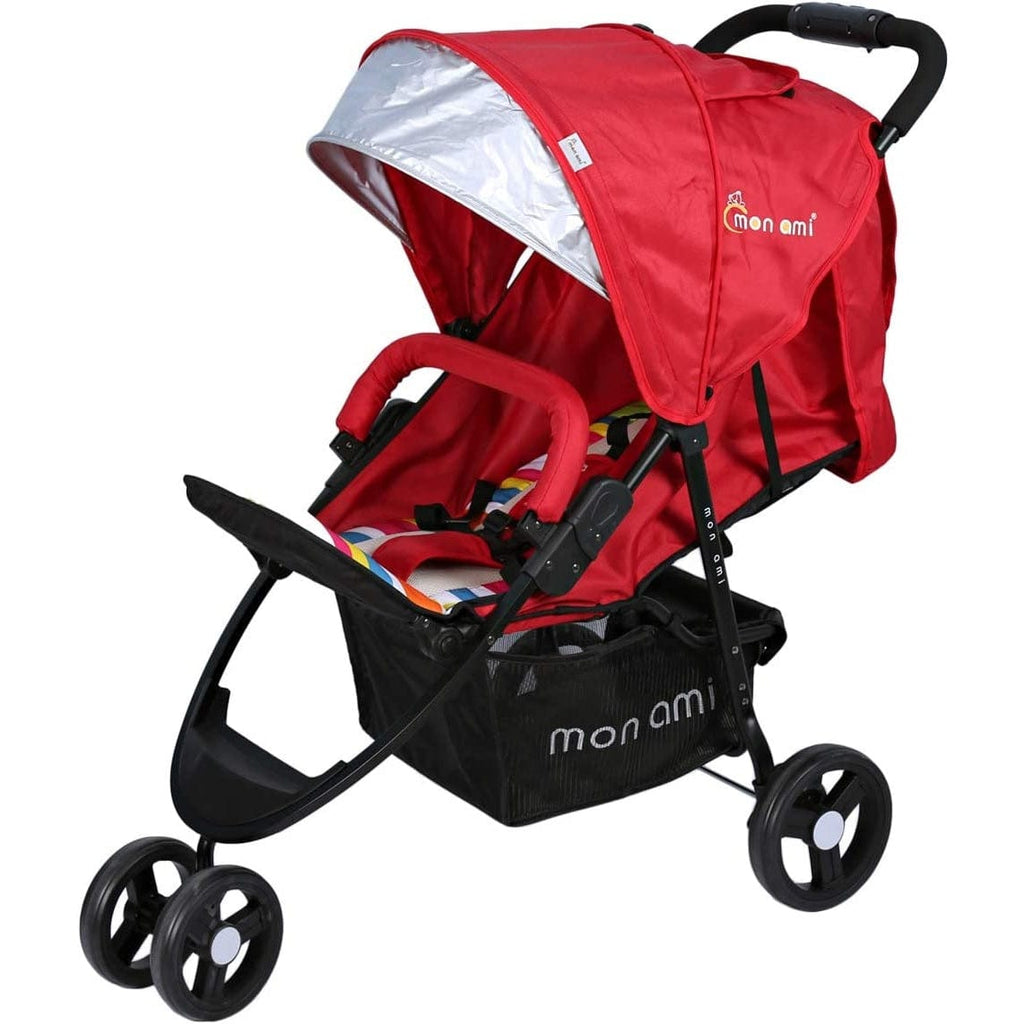 MonAmi Babies Mon Ami Baby Stroller - Red