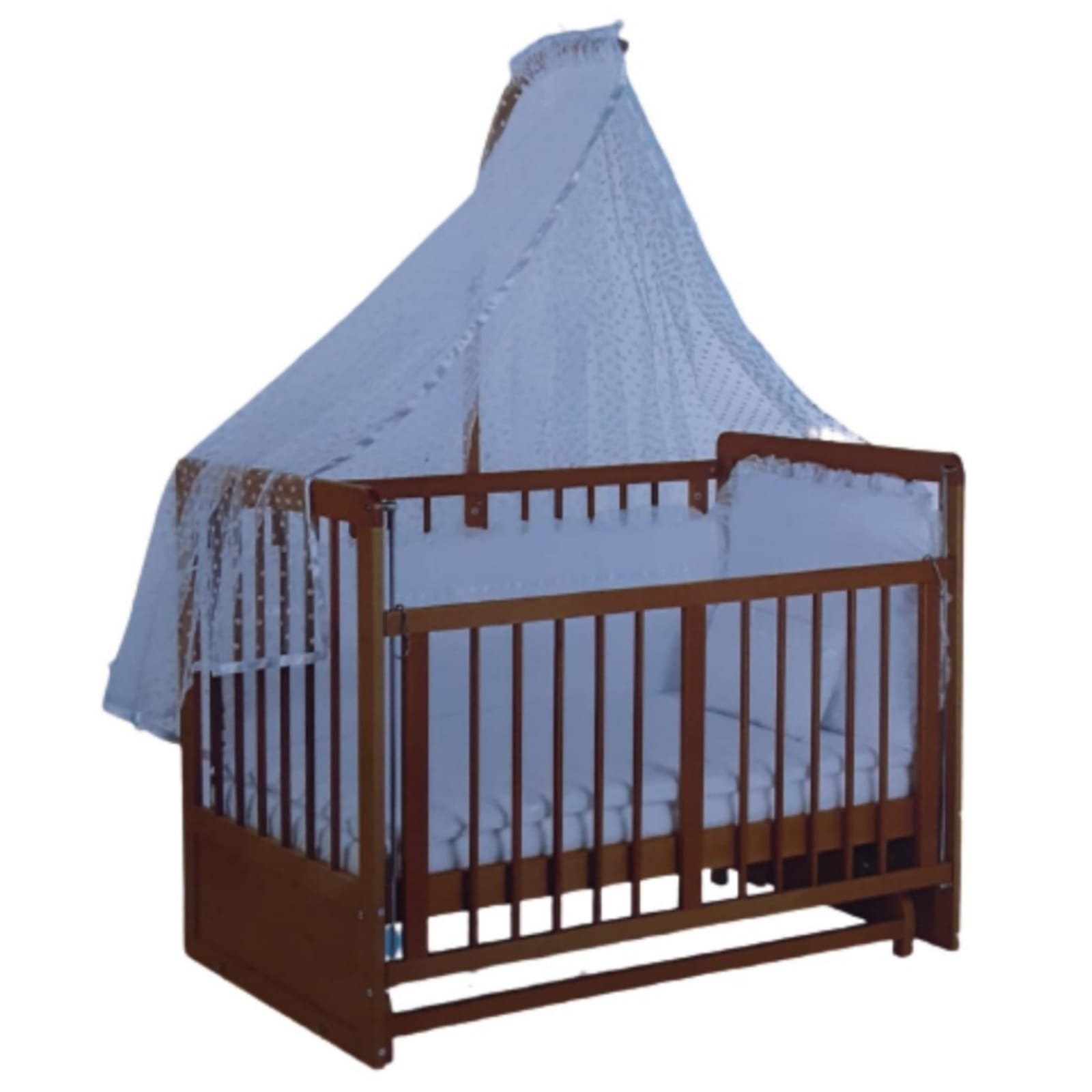 MonAmi Babies Mon Ami Baby Swing Crib and Soft Chiffon