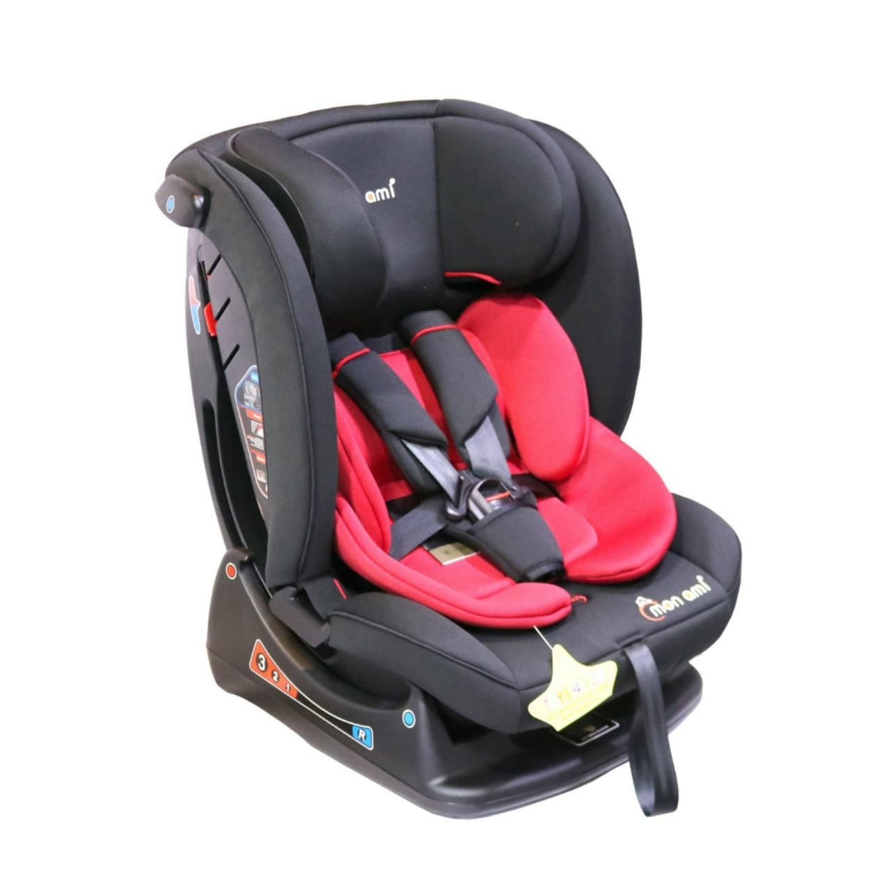 MonAmi Babies Monami Car Seat Push And Down - Red