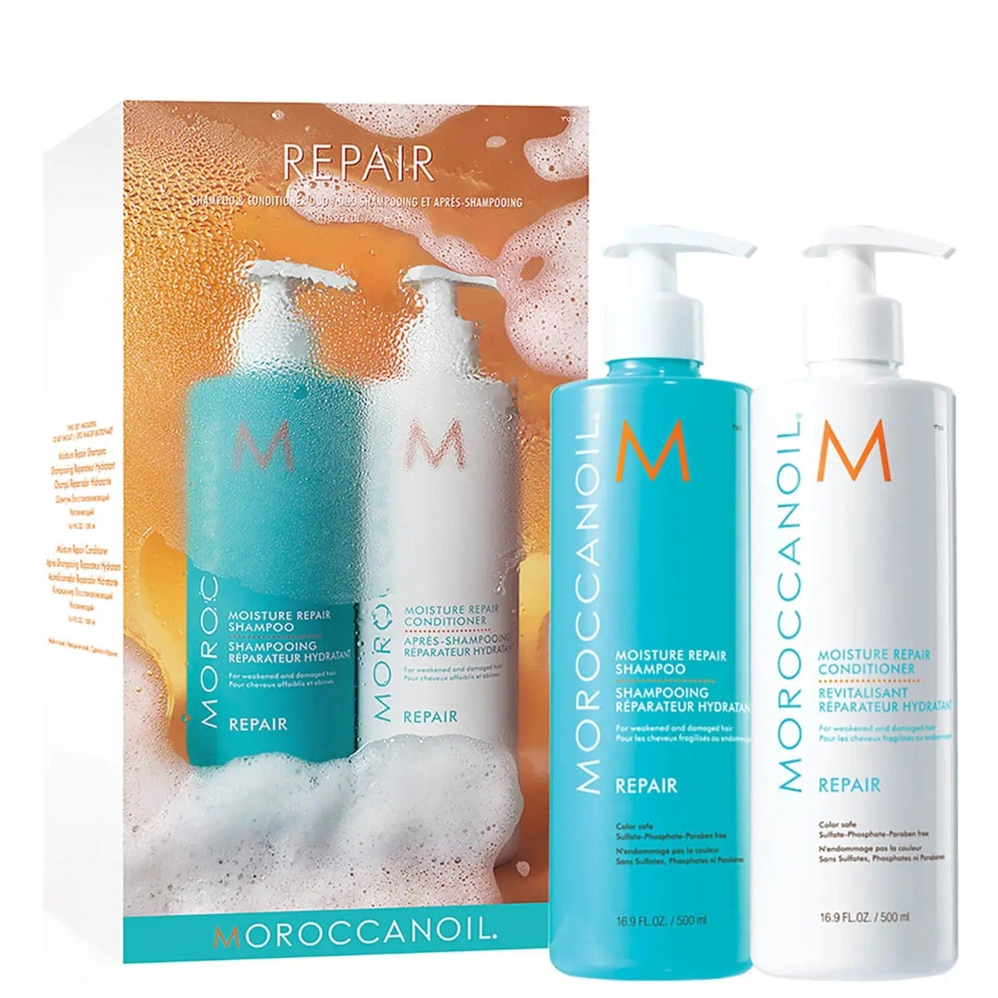 Moroccanoil Hair Care Moroccanoil Moisture Repair Shampoo and Conditioner 500ml Duo