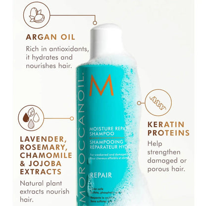 Moroccanoil Hair Care Moroccanoil Moisture Repair Shampoo and Conditioner 500ml Duo